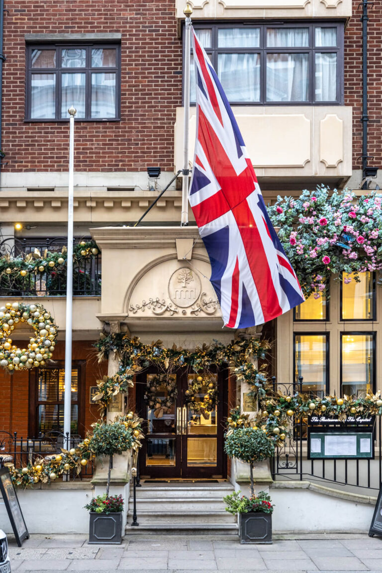 Kerst in Londen Knightsbridge